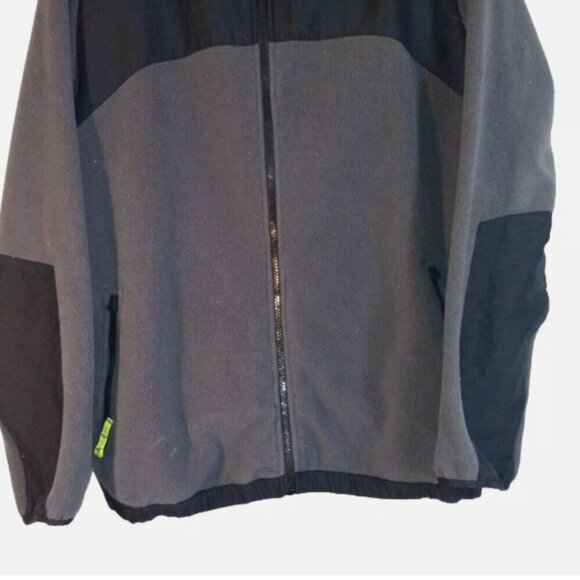 Champion Jacket Anorak Size XL 16-18 Full-Zip  Black/Gray Reflective Lined - Picture 8 of 12
